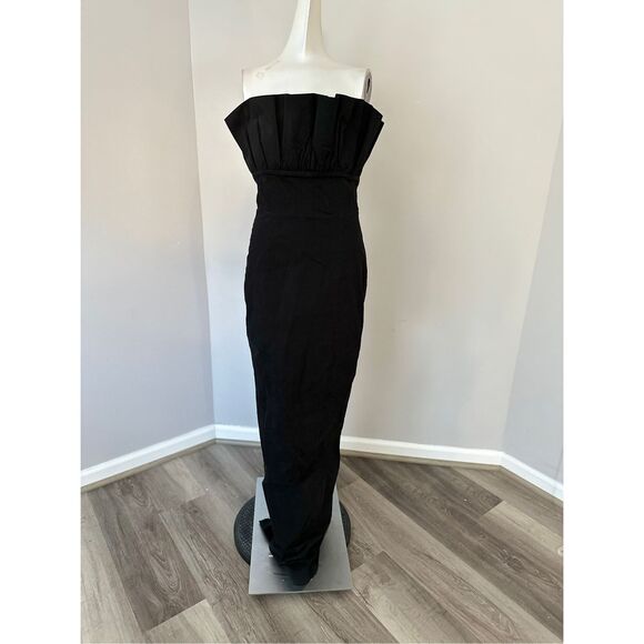 SAU LEE NOAH STRAPLESS COTTON GOWN SIZE 6 $550 - Picture 4 of 11